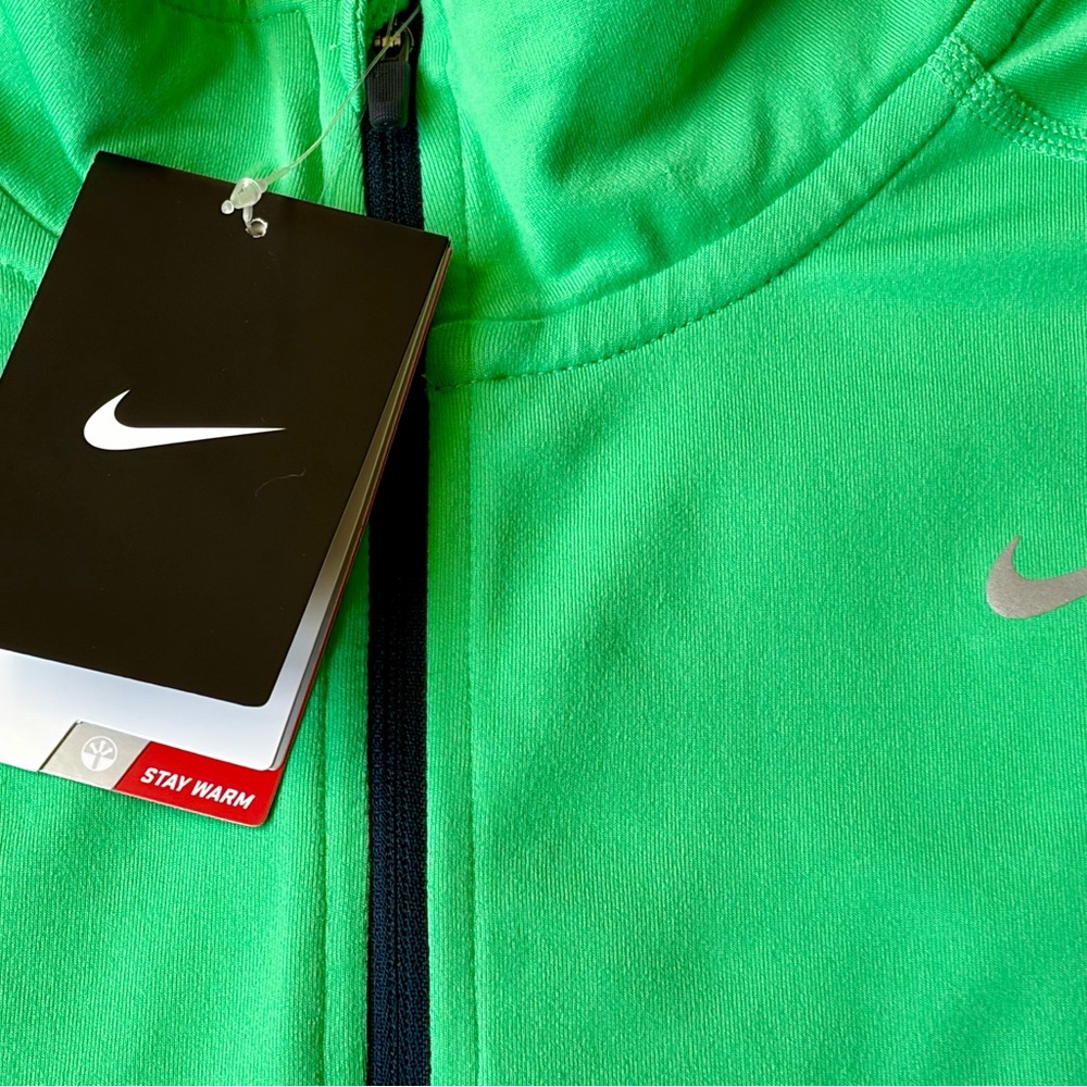 Vibrant Green NIKE✔️Zippered Pullover